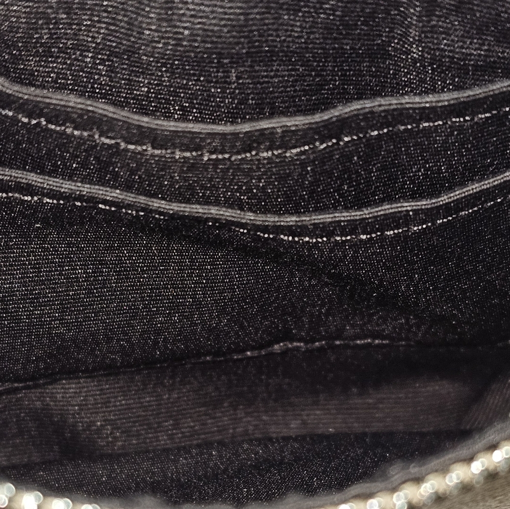 Coach Metallic Champagne Corner Zip Wristlet F38655 Pebbled Canvas EUC - Picture 5 of 10